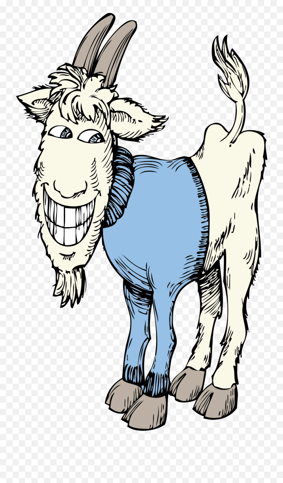 Cartoon Goat Clip Art N49 - Clip Art Emoji,Goat Clipart