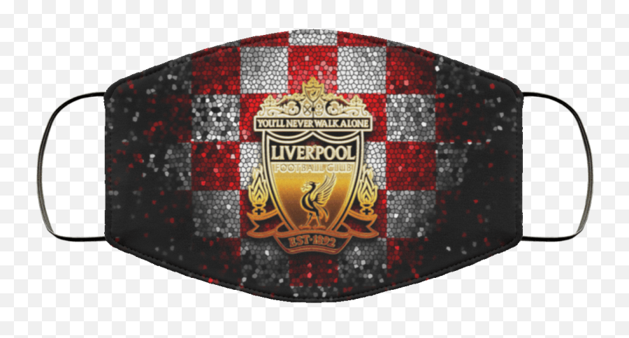 Liverpool Fc Glitter Logo Premier - Assassins Creed Valhalla Face Mask Emoji,Liverpool Logo