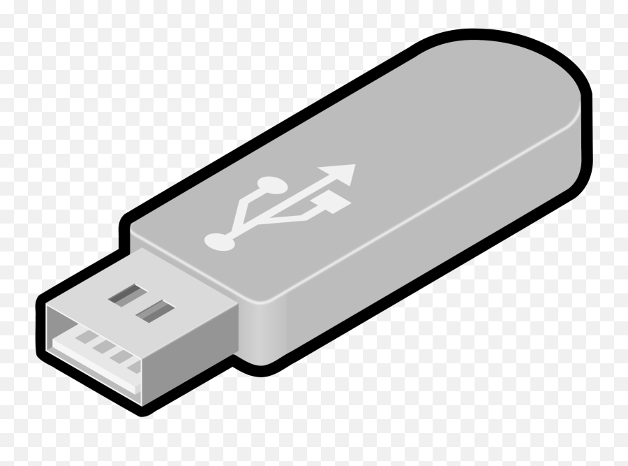 Usb Flash Drive Clipart Png Image With - Flash Drive Clipart Emoji,Flash Clipart
