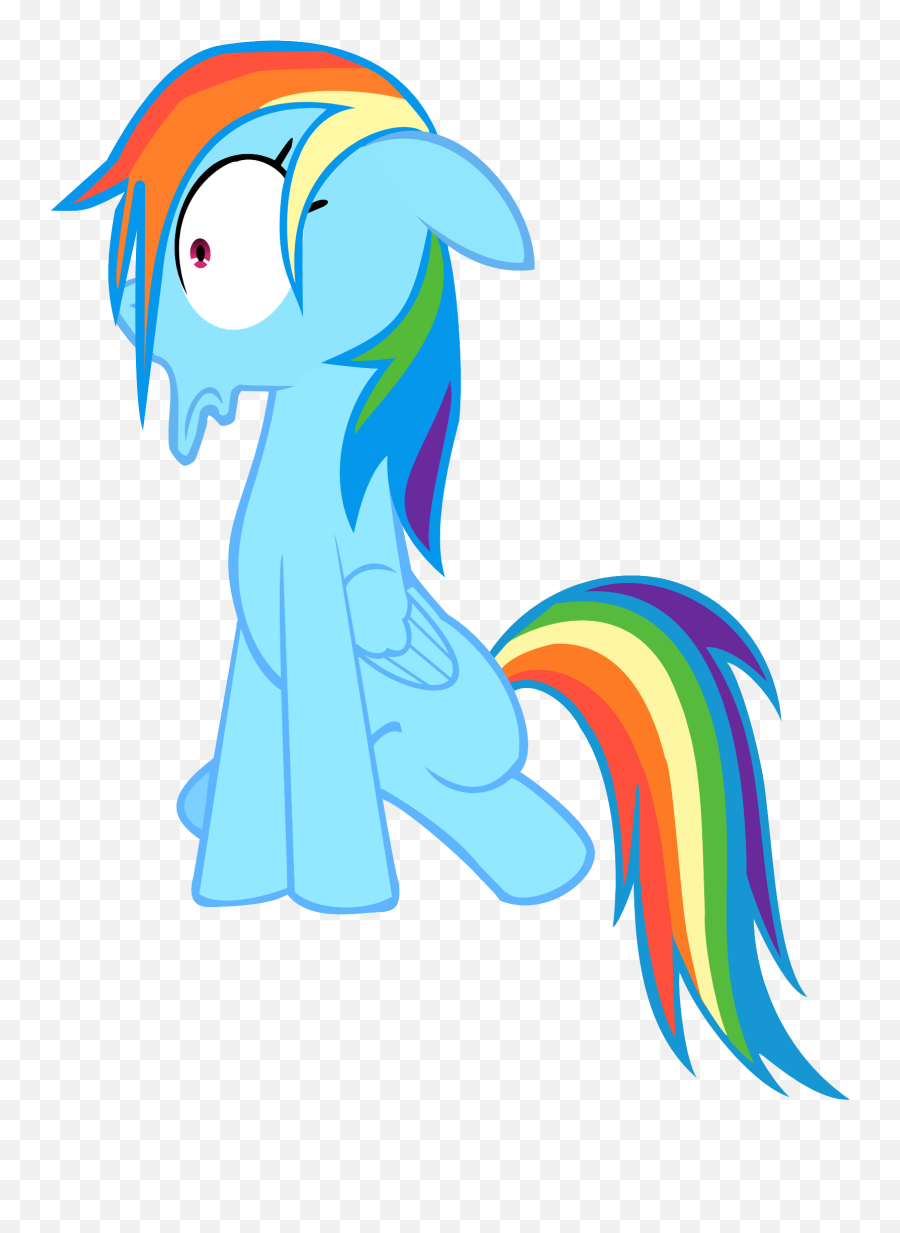 Little Pony Emoji,Rainbow Dash Transparent