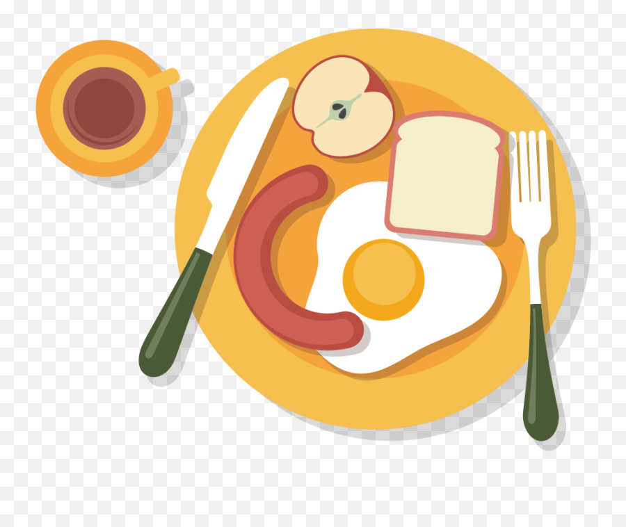 Breakfast Brunch Food Nutrition - Breakfast Vector Png Breakfast Connect Emoji,Nutrition Clipart