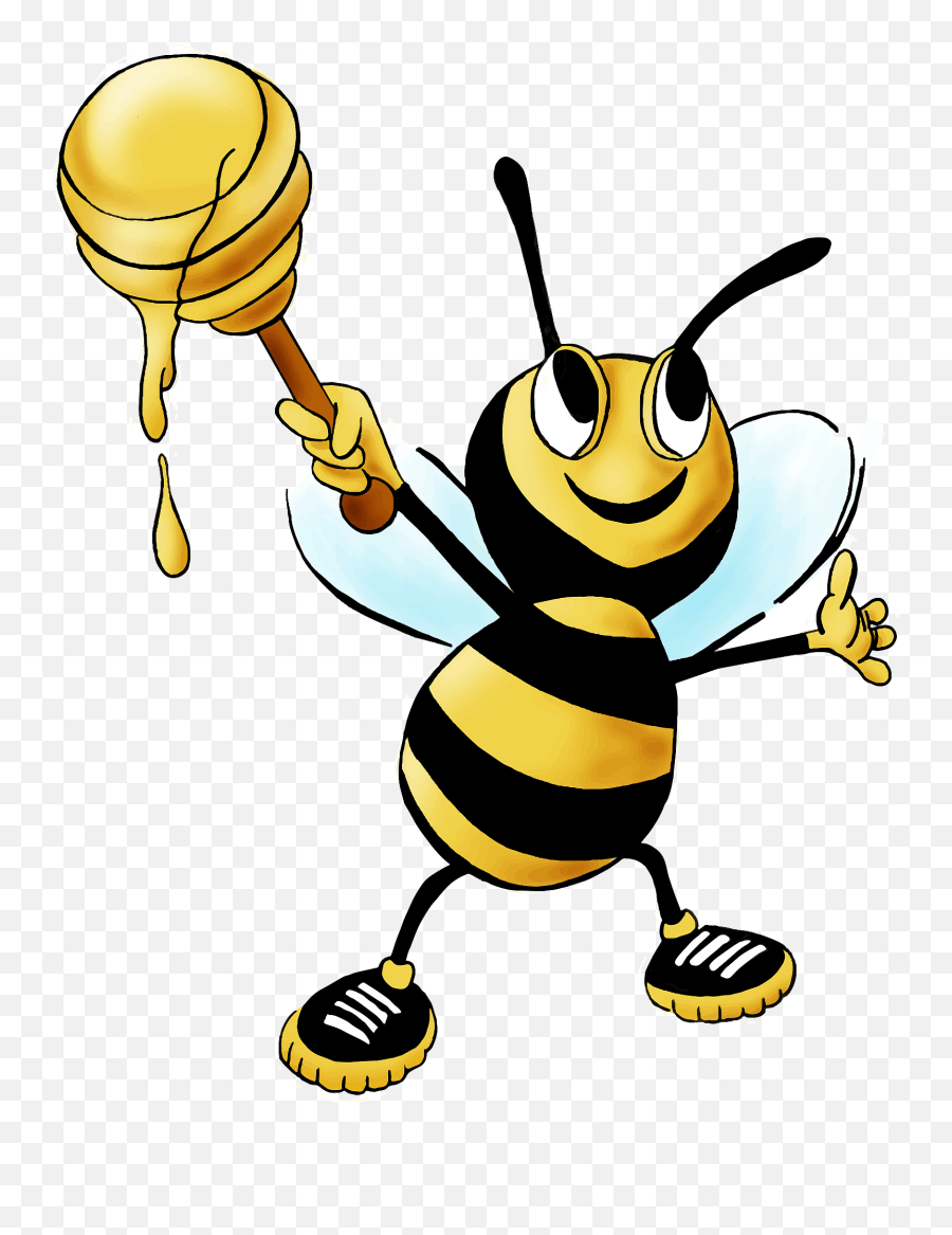 Honey Bee Clipart - Bee Clipart With Honey Emoji,Bee Clipart