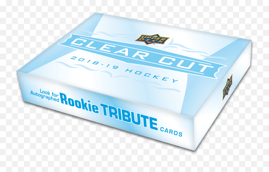 19 Upper Deck Clear Cut Hockey Hobby Box Emoji,Upper Deck Logo