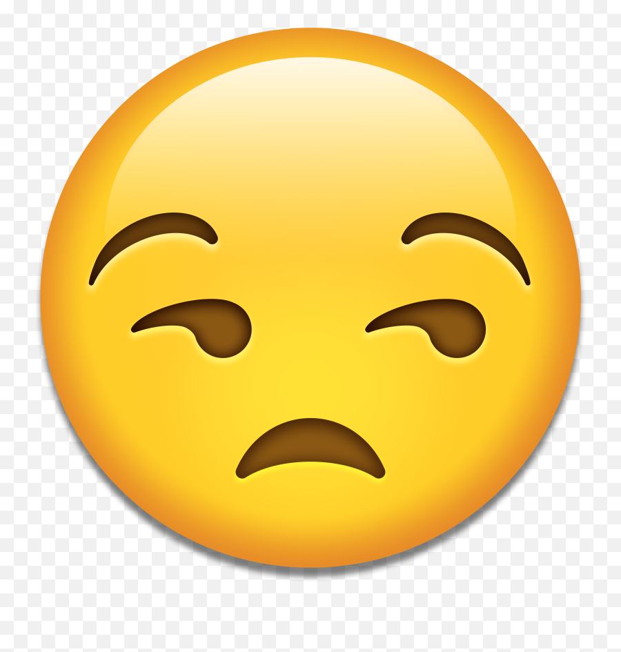 Unamused Face Emoji Png Hq Png Image - Emoji Faces,Emoji Png
