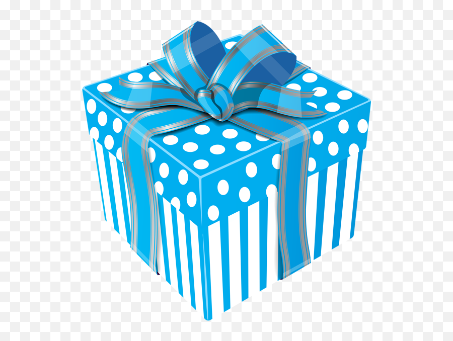 Gift Clipart Happy Birthday Gift Happy - Gift Box Clip Art Blue Emoji,Gift Clipart