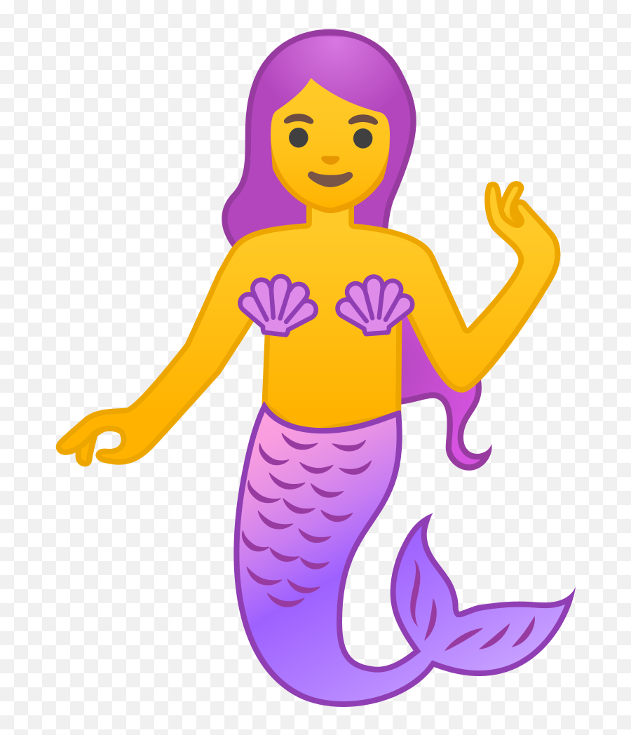 Mermaid - Free Icon Library Emoji,Mermaid Fin Clipart