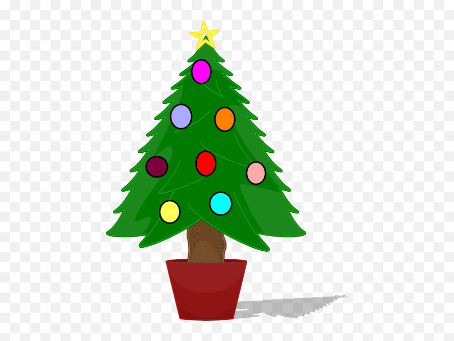 Christmas Tree Ornament Clipart - Animated Empty Christmas Tree Emoji,Ornament Clipart