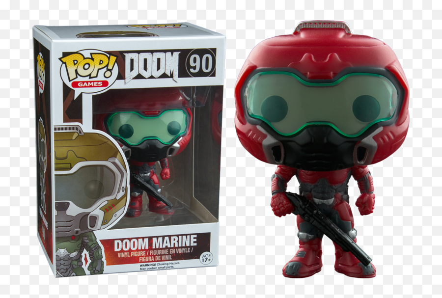 Download Hd Doom Marine Elite Space Marine Pop Vinyl Figure Emoji,Doom Slayer Png