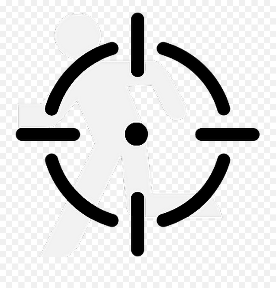 Silhouette Freetoedit Sniper - Gun Point Target Clipart Emoji,Pointing Gun Png