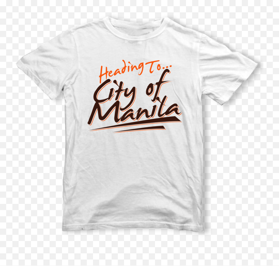 Graphic Shirt Design Heading To City Of Manila Graphic Emoji,T Shirt Design Png