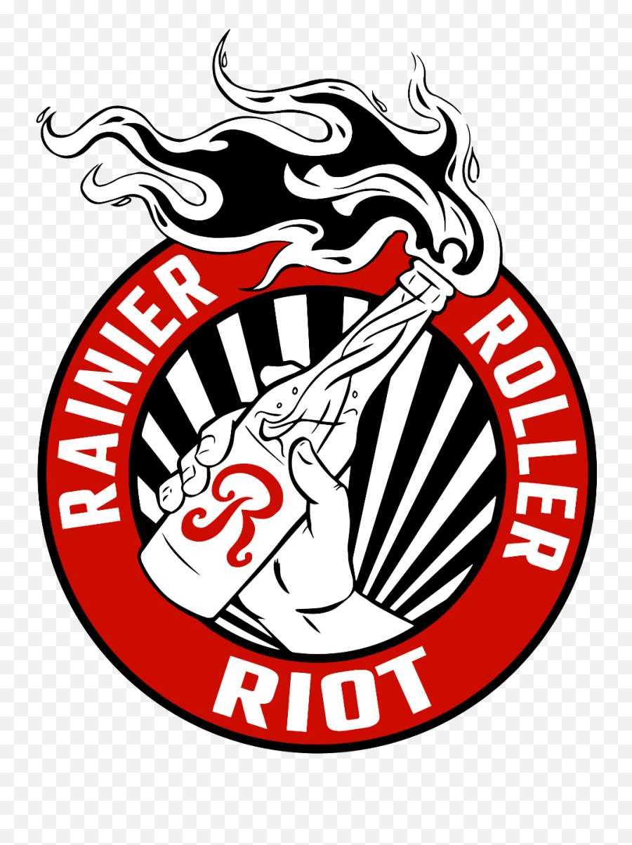 Stickers Rrriot Logo Rainier Roller - Automotive Decal Emoji,Riot Logo