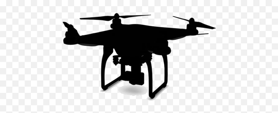 Mini Quadcopter Drone Clipart Png Black - Aircraft Emoji,Drone Clipart