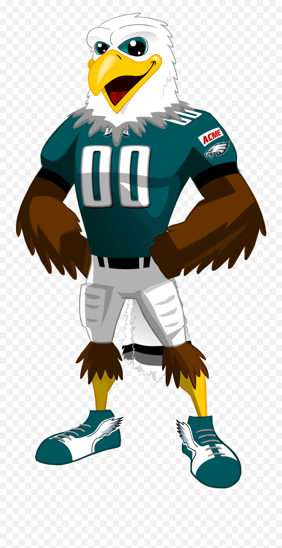 Philadelphia Eagles Swoop - Eagles Mascot Emoji,Philadelphia Eagles Logo