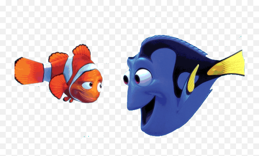 Finding Nemo Clip Art Finding Nemo - Marlin And Dory Transparent Emoji,Nemo Clipart