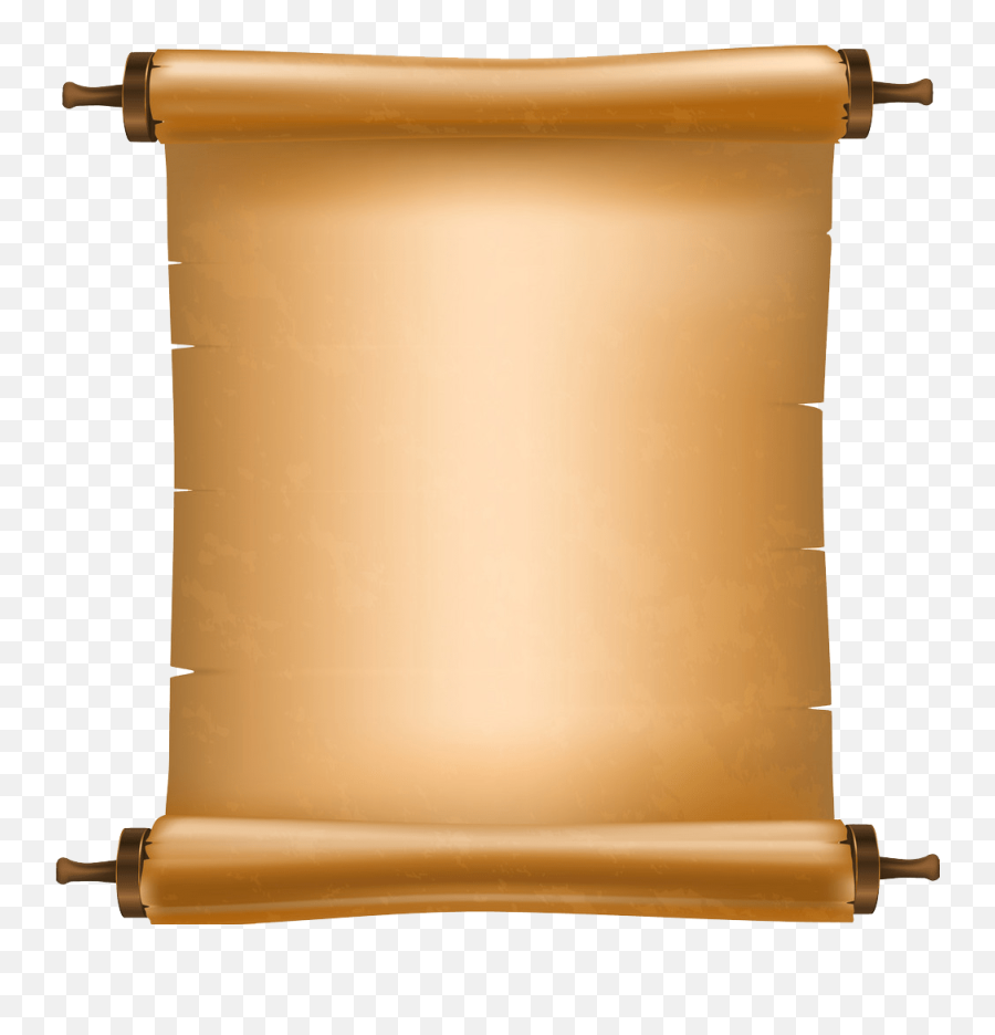 Scroll Clipart - Cylinder Emoji,Scroll Transparent Background