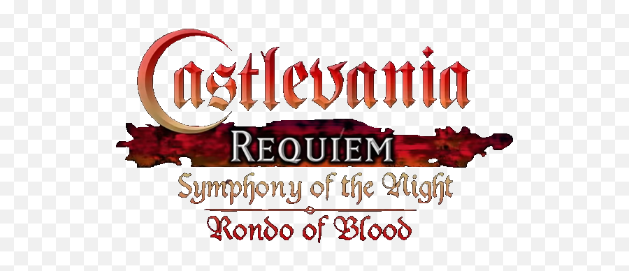 Symphony Of The - Castlevania Requiem Symphony Of The Night Rondo Of Blood Logo Png Emoji,Castlevania Logo