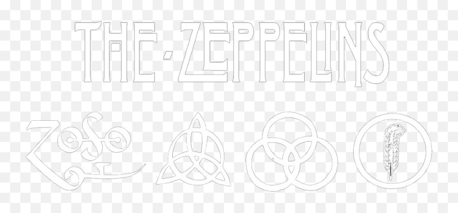 Download Led Zeppelin Logo Png - Logo Transparent Led Zeppelin Emoji,Led Zeppelin Logo