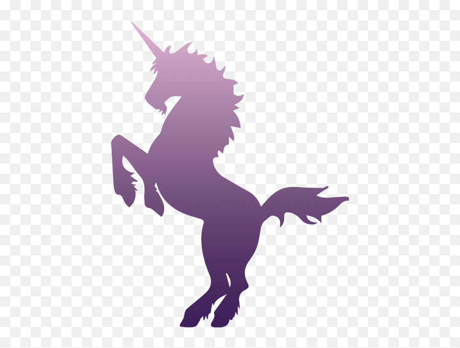 Silhouettes - Rainbow Unicorn Silhouette Emoji,Unicorn Silhouette Png