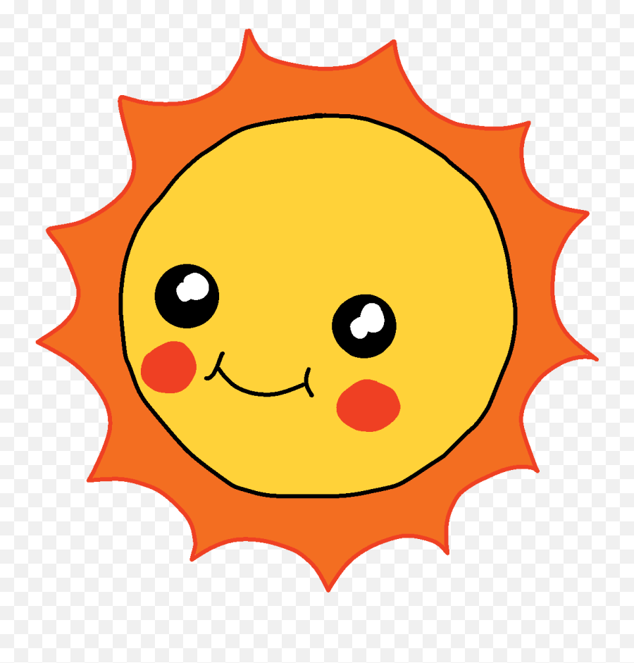 Birthday Sun Png - Sun Cartoon Png Emoji,Sun Png