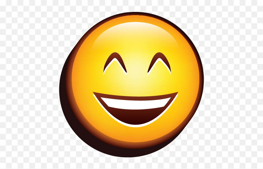 Emoji Happy Icon - Happy Transparent Background Emoji Blushing Emoji Smiley Face,Happy Emoji Png