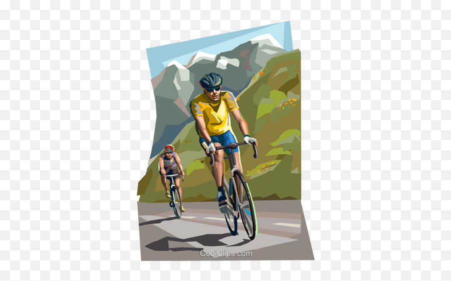 Cycling Tour De France Royalty Free Vector Clip Art - Cyclist Clipart Tour De France Emoji,France Clipart