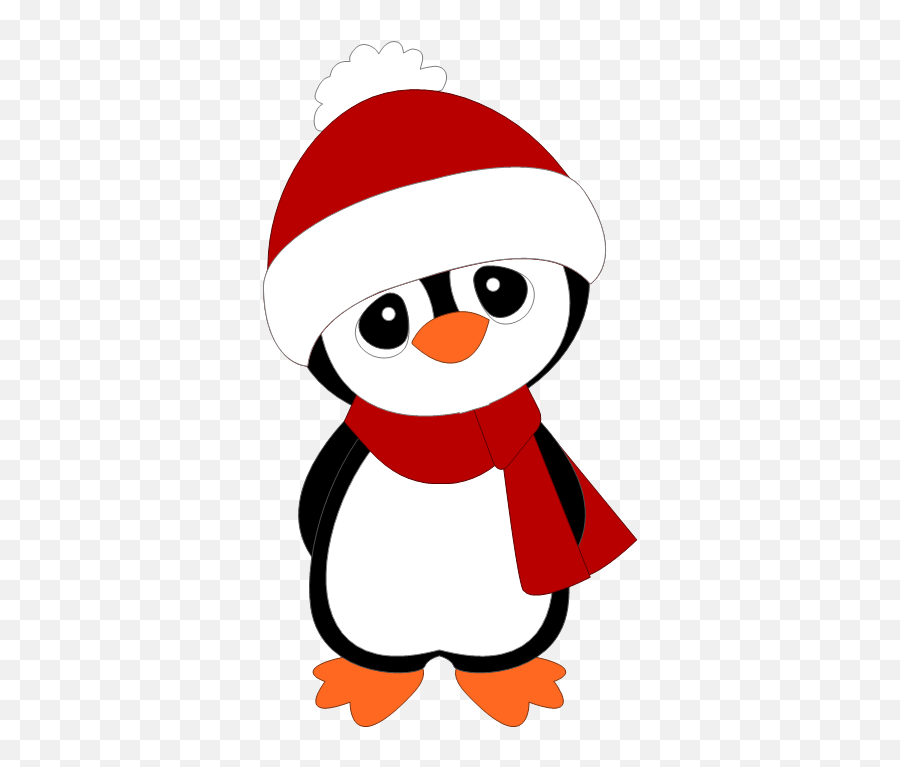 Little Penguin Image - Cute Cartoon Christmas Png Emoji,Christmas Penguin Clipart