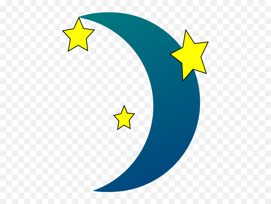 Happy Moon Clipart Free Images - Transparent Moon Stars Clipart Emoji,Moon Clipart