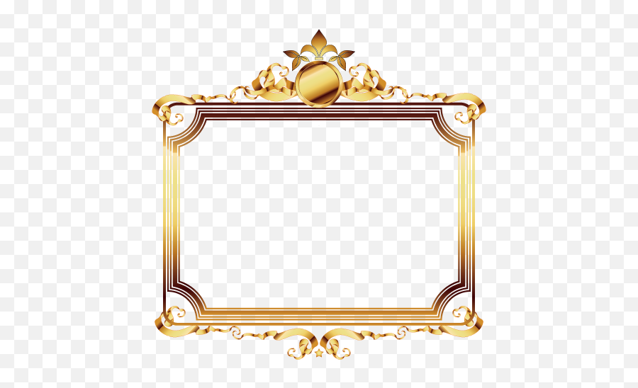 Gold Luxury Photo Frame Transparent Png Emoji,Film Frame Png