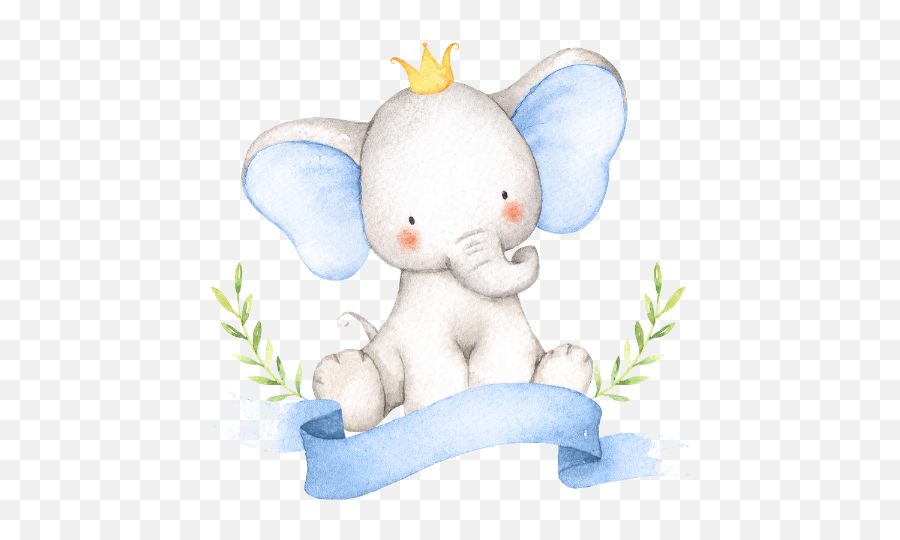 Baby Boy Elephant Watercolor Baby Blanket Zazzlecom Emoji,Baby Elephants Clipart