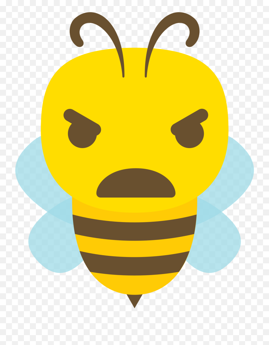 Free Emoji Bee Cartoon Angry 1202951 Png With Transparent,Butterfly Emoji Png