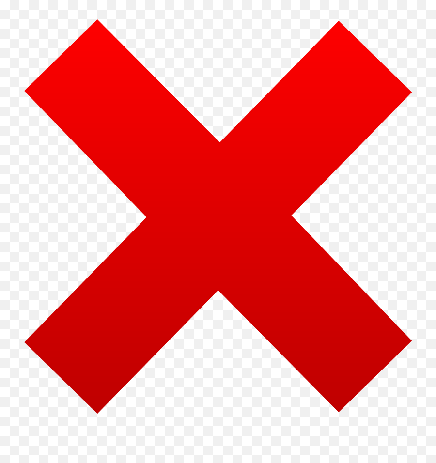 Free Red X Transparent Png Download - Marrakesh Emoji,Transparent