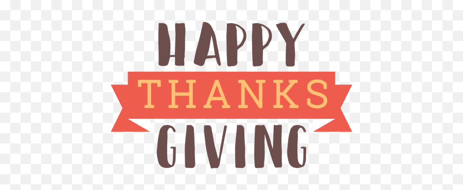 Happy Thanksgiving Ribbon Badge - Happy Thanksgiving Vector Png Emoji,Thanksgiving Png