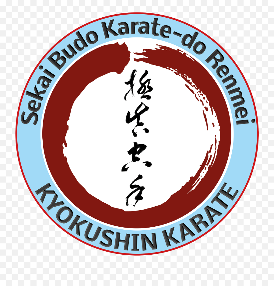 About Us Sekai Karate - Do Renmei Kyokushin Karate Emoji,Red And Blue Circle Logo