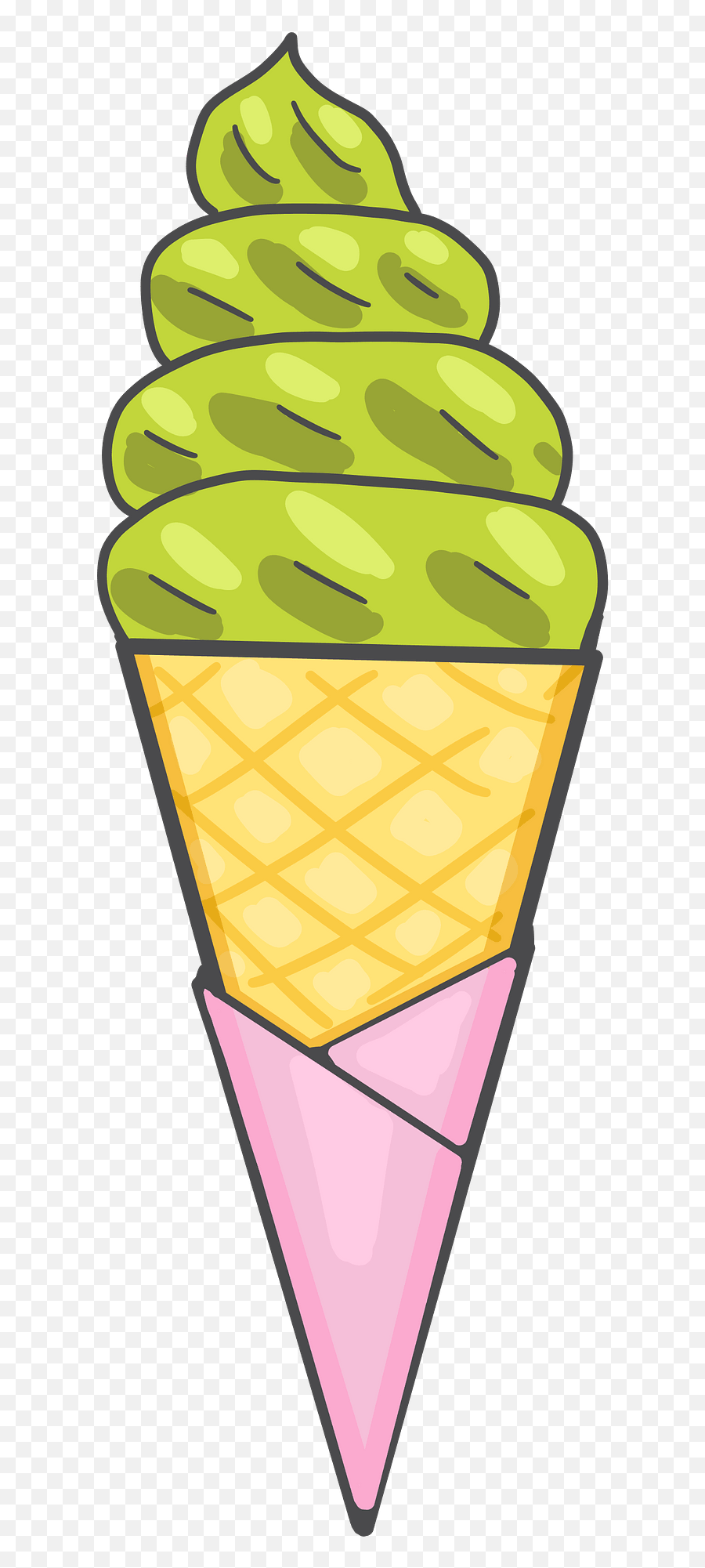 Ice Cream Cone Clipart Free Download Transparent Png - Girly Emoji,Ice Cream Cone Clipart