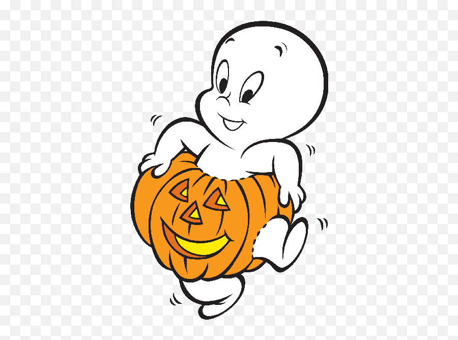 Casper The Friendly Ghost Halloween - Clip Art Bay Emoji,Halloween Ghost Clipart Black And White