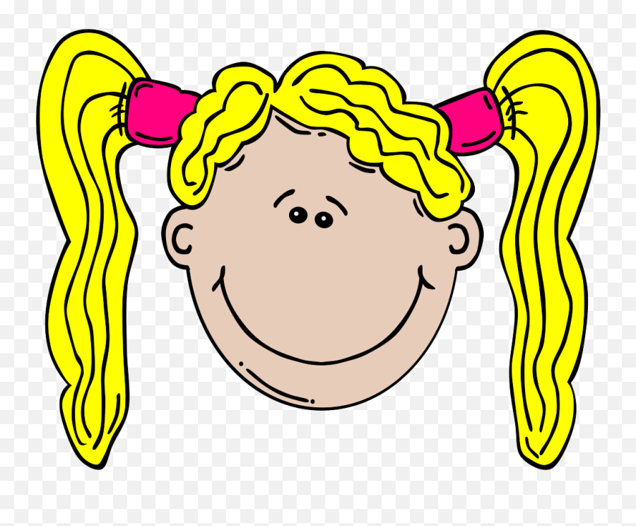 Blondine Clipart - Girl Sad Face Clipart Transparent Blonde Girl Clipart Emoji,Sad Face Clipart
