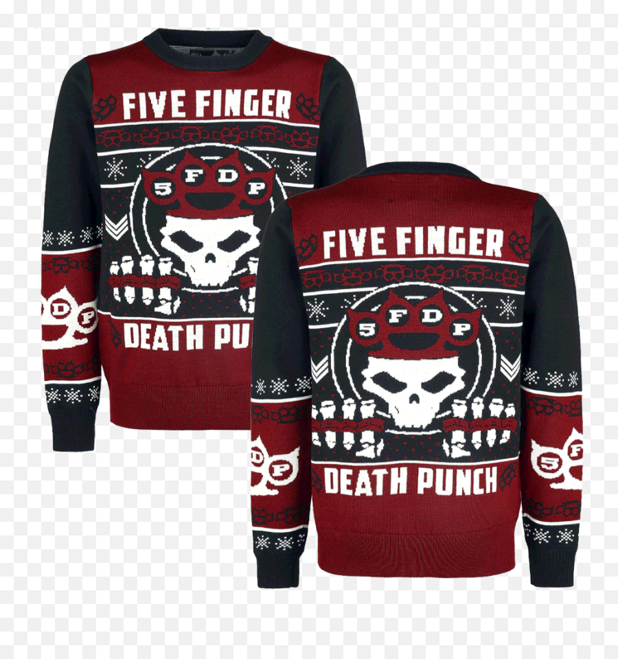 Knucklehead Holiday Sweater - Five Finger Death Punch Five Finger Death Punch Holiday Sweater Emoji,Five Finger Death Punch Logo