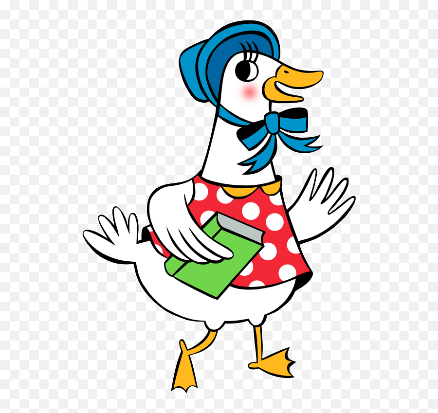 Mother Goose On The Loose - Dot Emoji,Goose Clipart