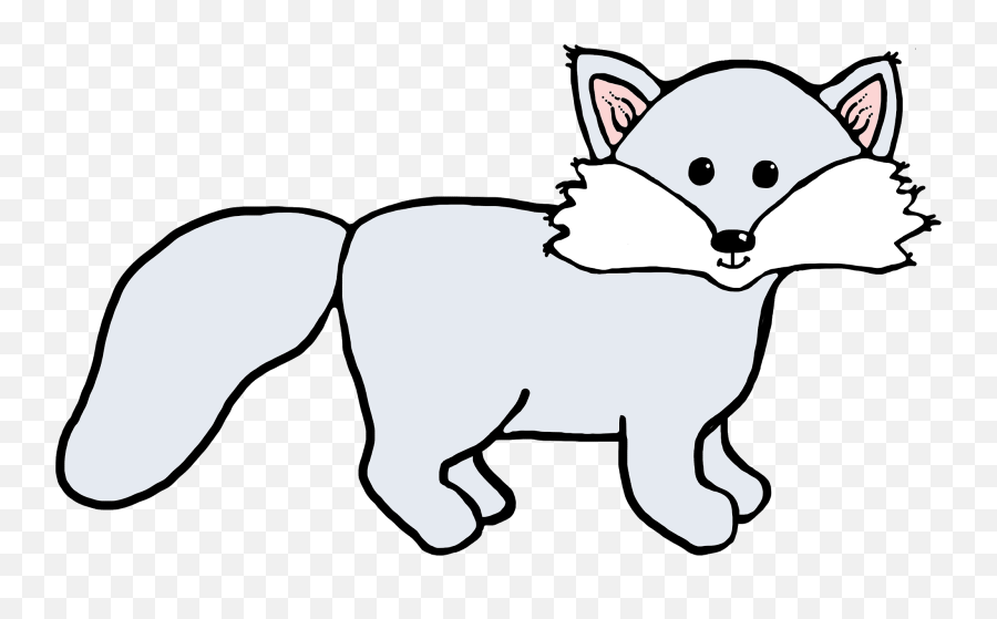 Arctic Fox Clipart - Arctic Animals Clipart Png Emoji,Fox Clipart