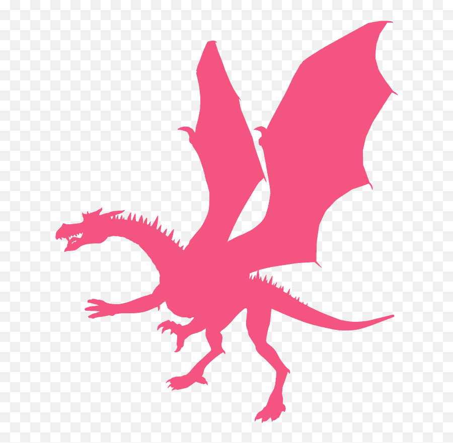 Dragon Silhouette - Vector Dragons Silhouette Png Emoji,Dragon Silhouette Png
