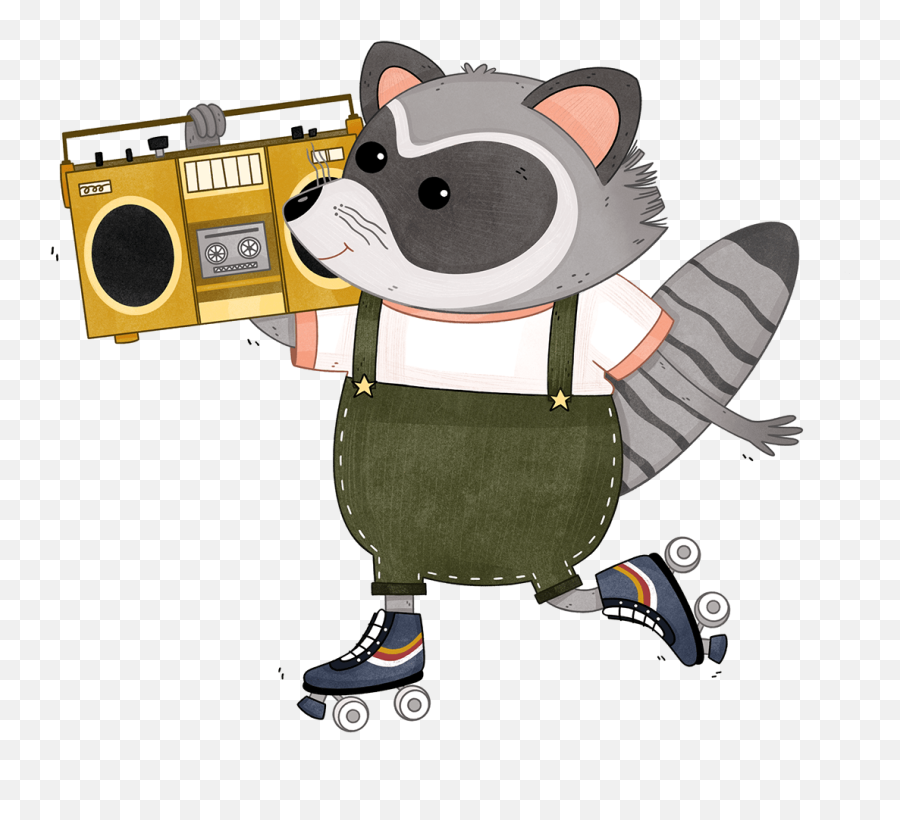 T - Mill Animal Characters On Behance Cassette Player Emoji,Boombox Clipart
