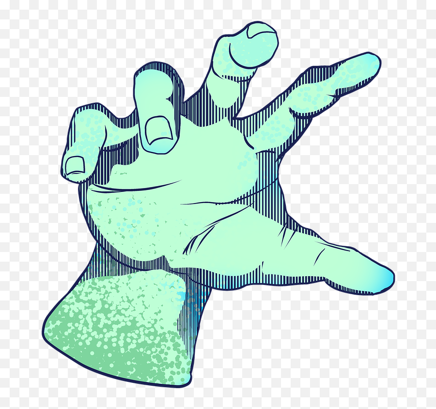 Halloween Zombie Hand - Sketch Emoji,Zombie Hand Png