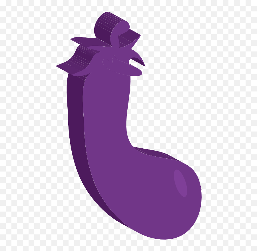 Eggplant Clipart I2clipart - Royalty Free Public Domain Banana Emoji,Eggplant Clipart