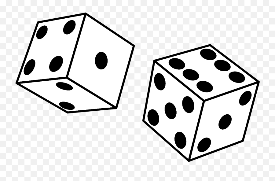 Free Dice Clipart Pictures - Probability Die Emoji,Dice Clipart