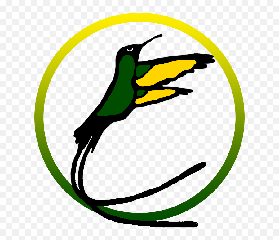 Jamaican Hummingbird Logo Clipart - Jamaica Hummingbird Logo Emoji,Hummingbird Logo