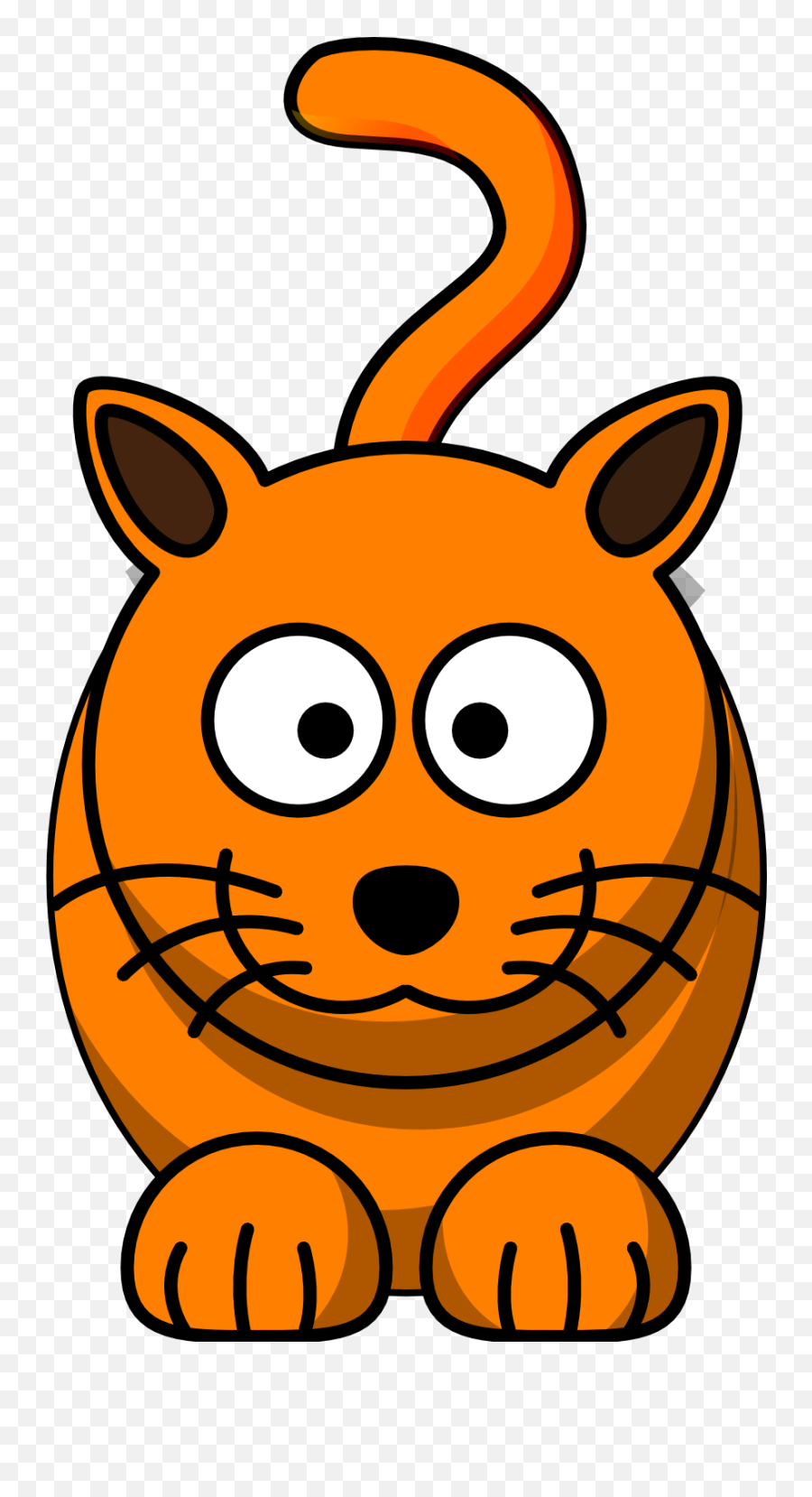 Cute Cat Clipart - Cartoon Cat Clip Art Emoji,Free Cat Clipart