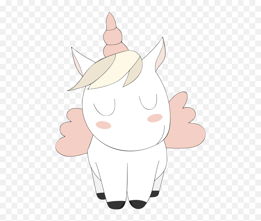 Cute Unicorn Clipart Free Svg File - Fictional Character Emoji,Unicorn Clipart