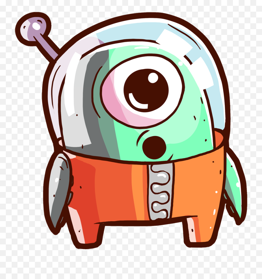 Download Cartoon Spaceship Png - Alien Png Transparent Cartoon Emoji,Alien Transparent Background