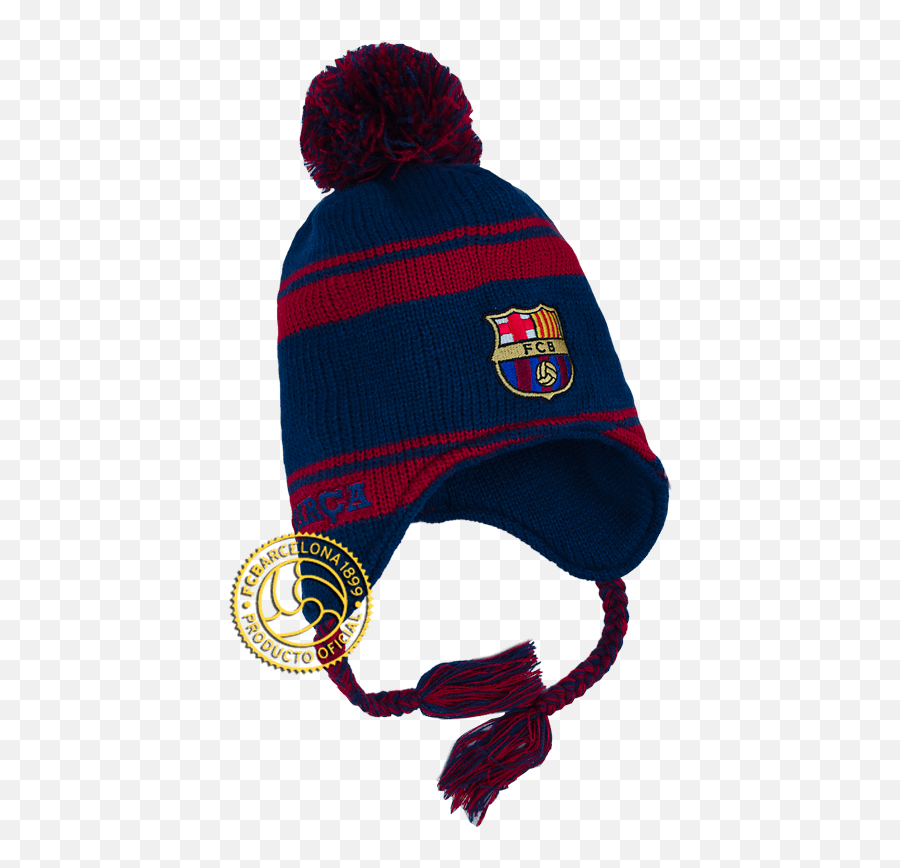 Download Hd Barcelona Fc Peruvian Chullo Beanie Winter Hat W - Toque Emoji,Winter Hat Png