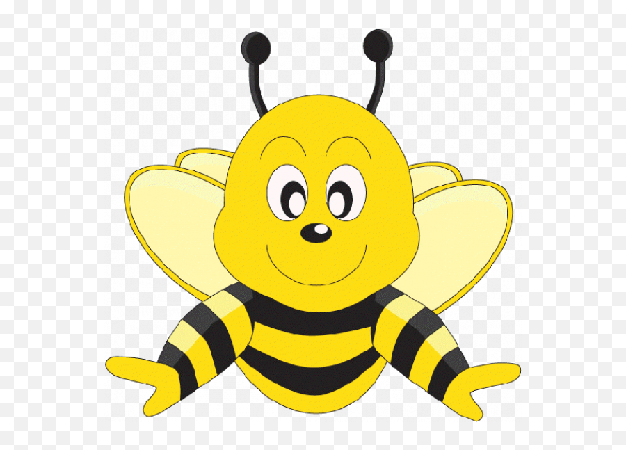 Bee Clipart Transparent Background - Clipart Honey Bee Transparent Background Bee Png Emoji,Bee Clipart